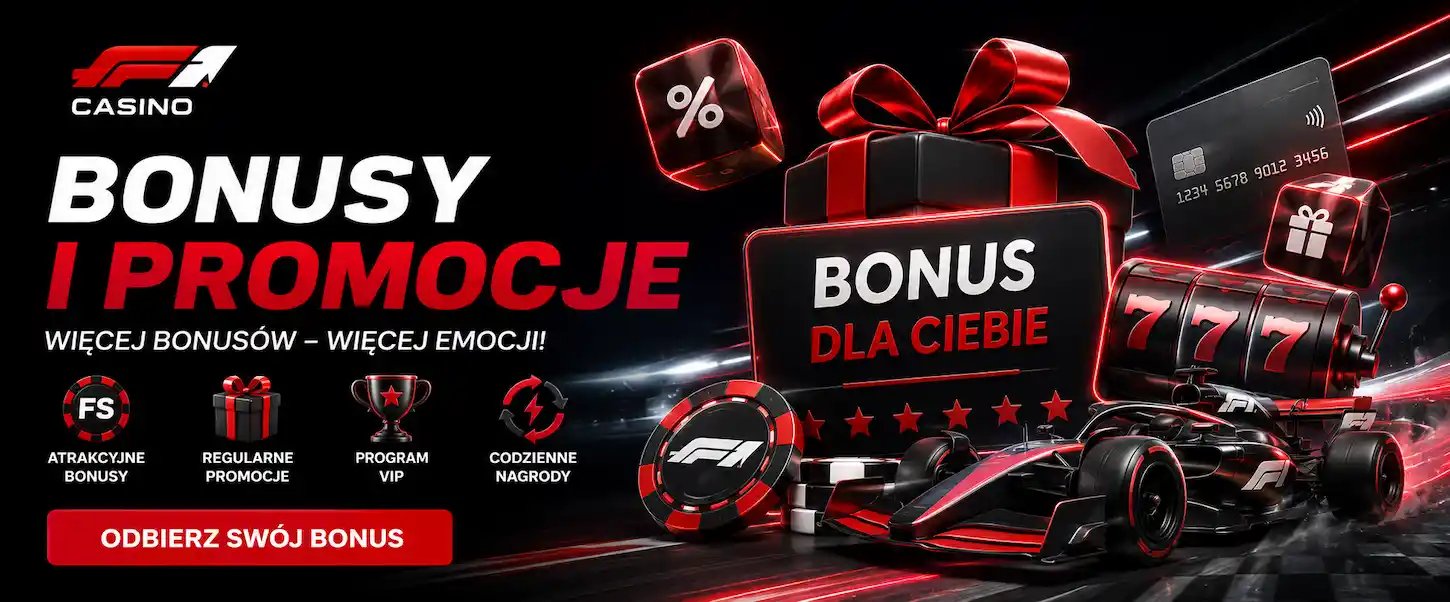 F1 Casino Polska oferuje bonusy i promocje z nagrodami, automatami oraz ofertami dla nowych i stałych graczy.