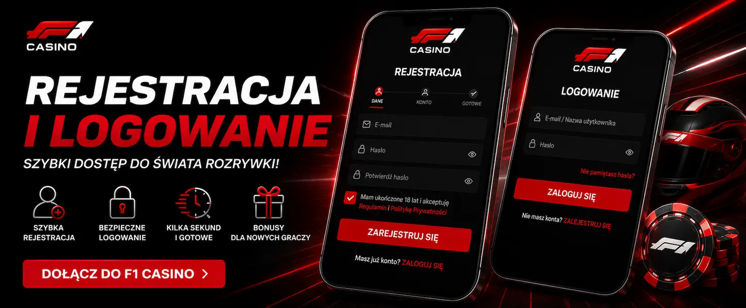 Rejestracja i logowanie w F1 Casino umożliwiają szybki dostęp do konta oraz bezpieczną grę dla użytkowników.